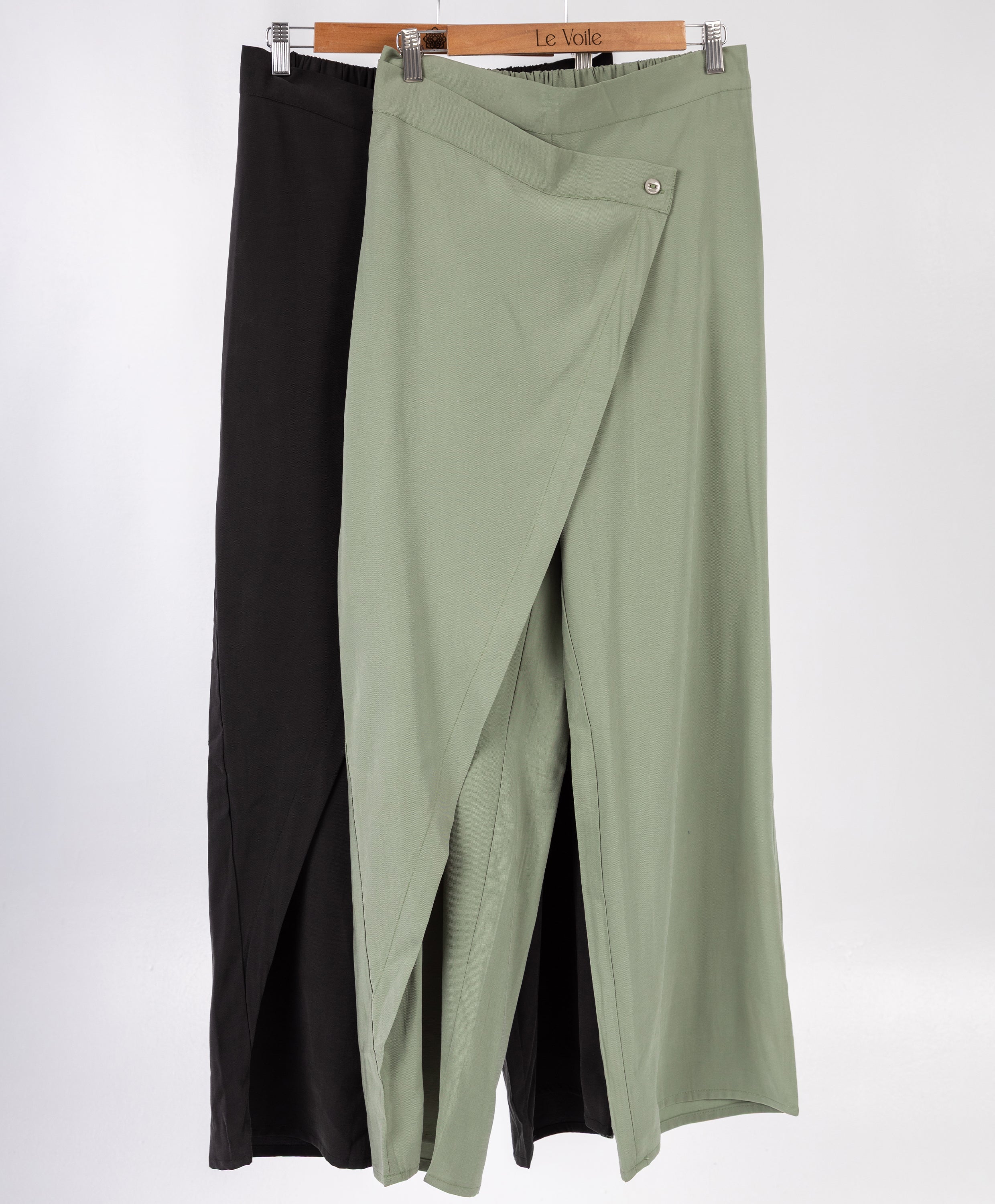 LARTIGENT☆L11 WRAP SKIRT PANTS 001_black_5d640cba-3e43-45d6-