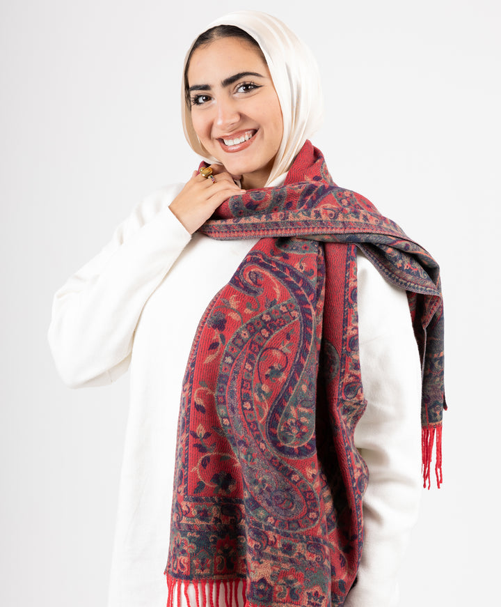 Red Paisley Shawl