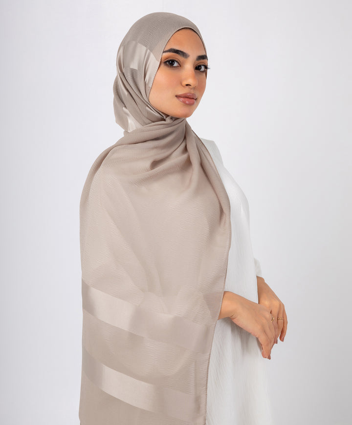 Sparkle Satin Chiffon Scarf