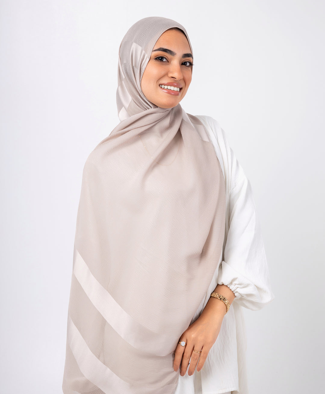 Sparkle Satin Chiffon Scarf