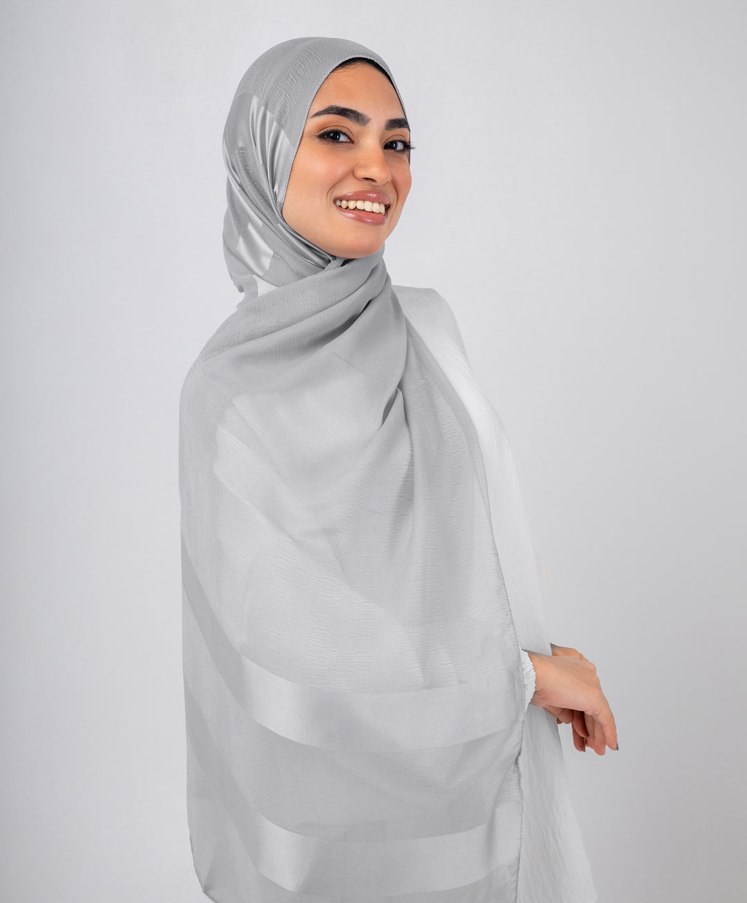 Sparkle Satin Chiffon Scarf