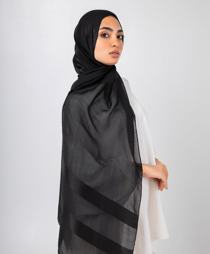 Sparkle Satin Chiffon Scarf