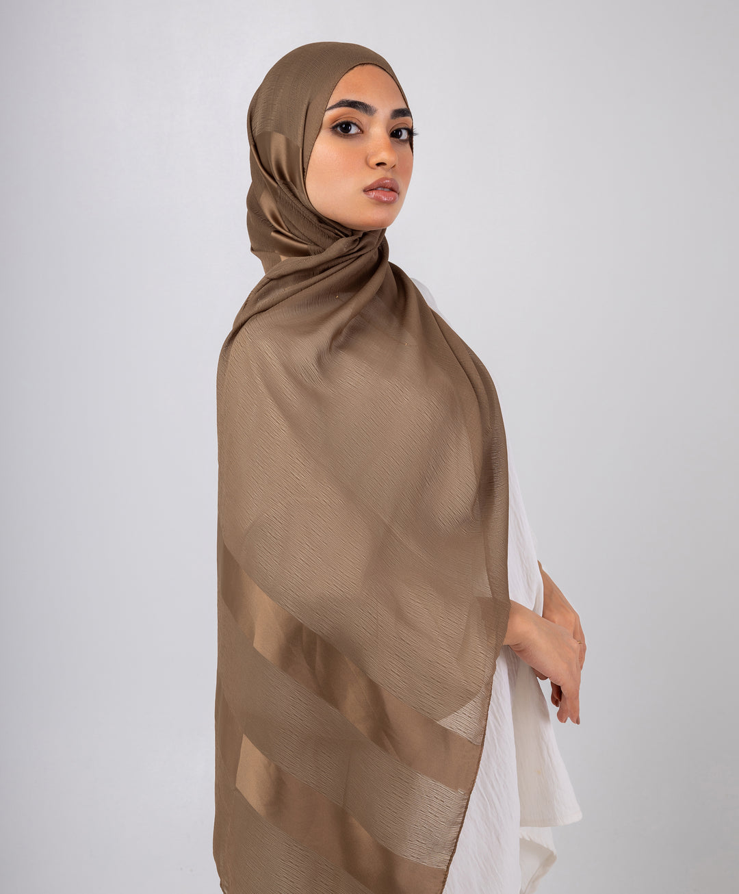 Sparkle Satin Chiffon Scarf