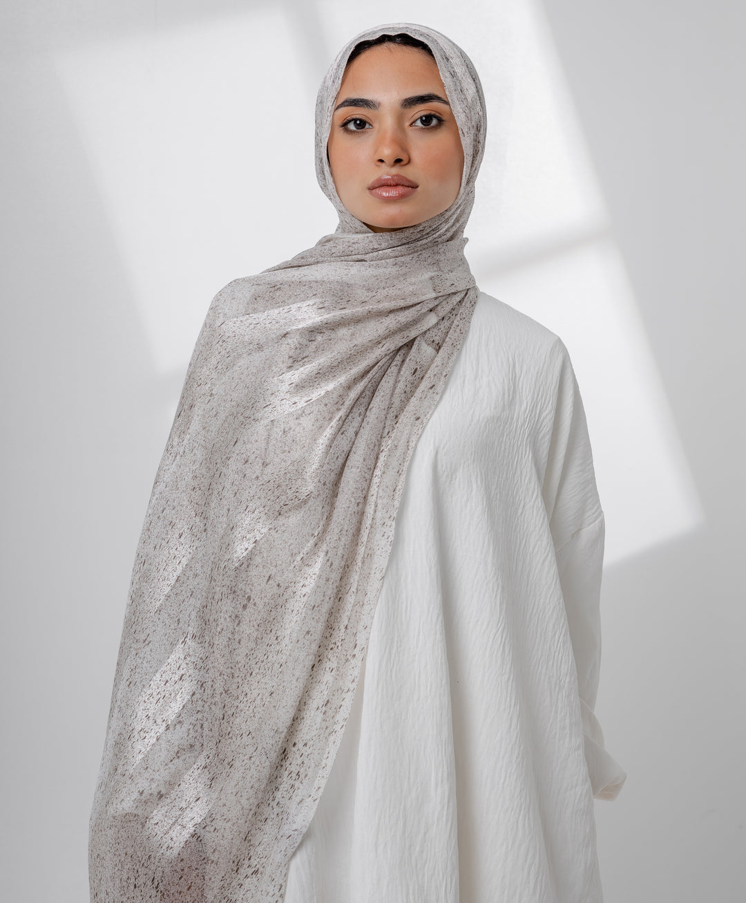 Washed Linen Satin Scarf