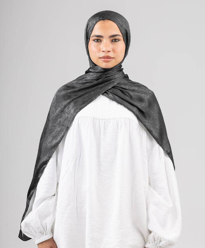 Glossy Satin Scarf