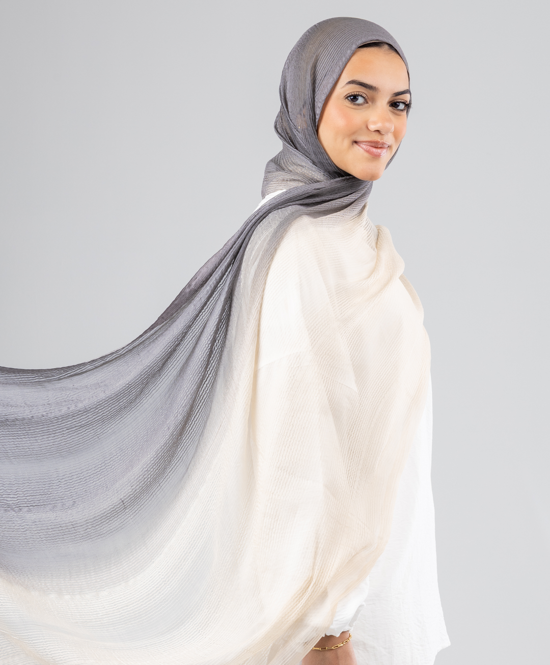 Soft Gradient Cotton Scarf