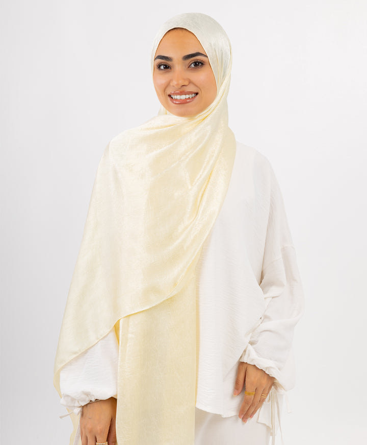 Crushed Satin Scarf