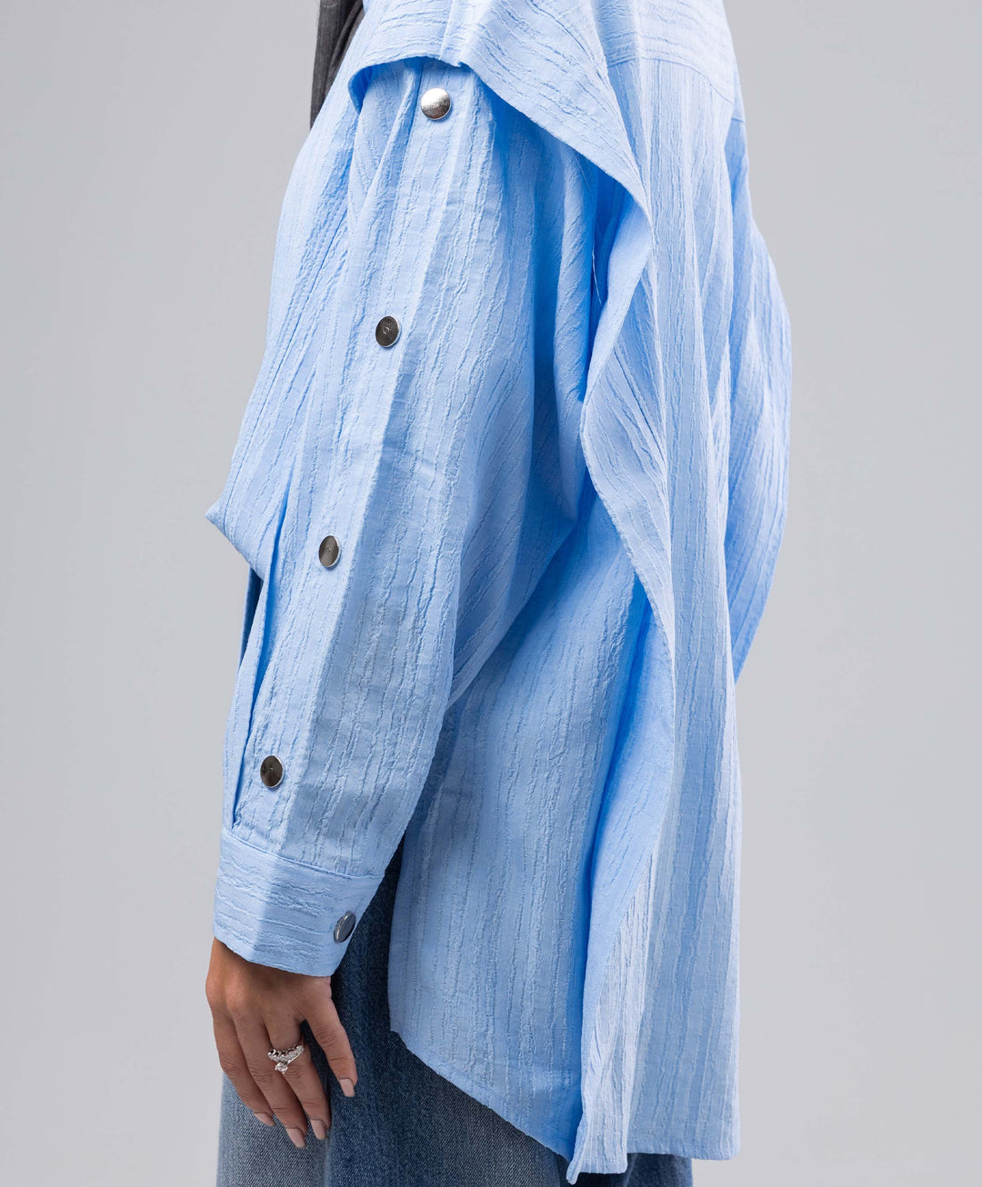 Buttoned Crushed Shirt