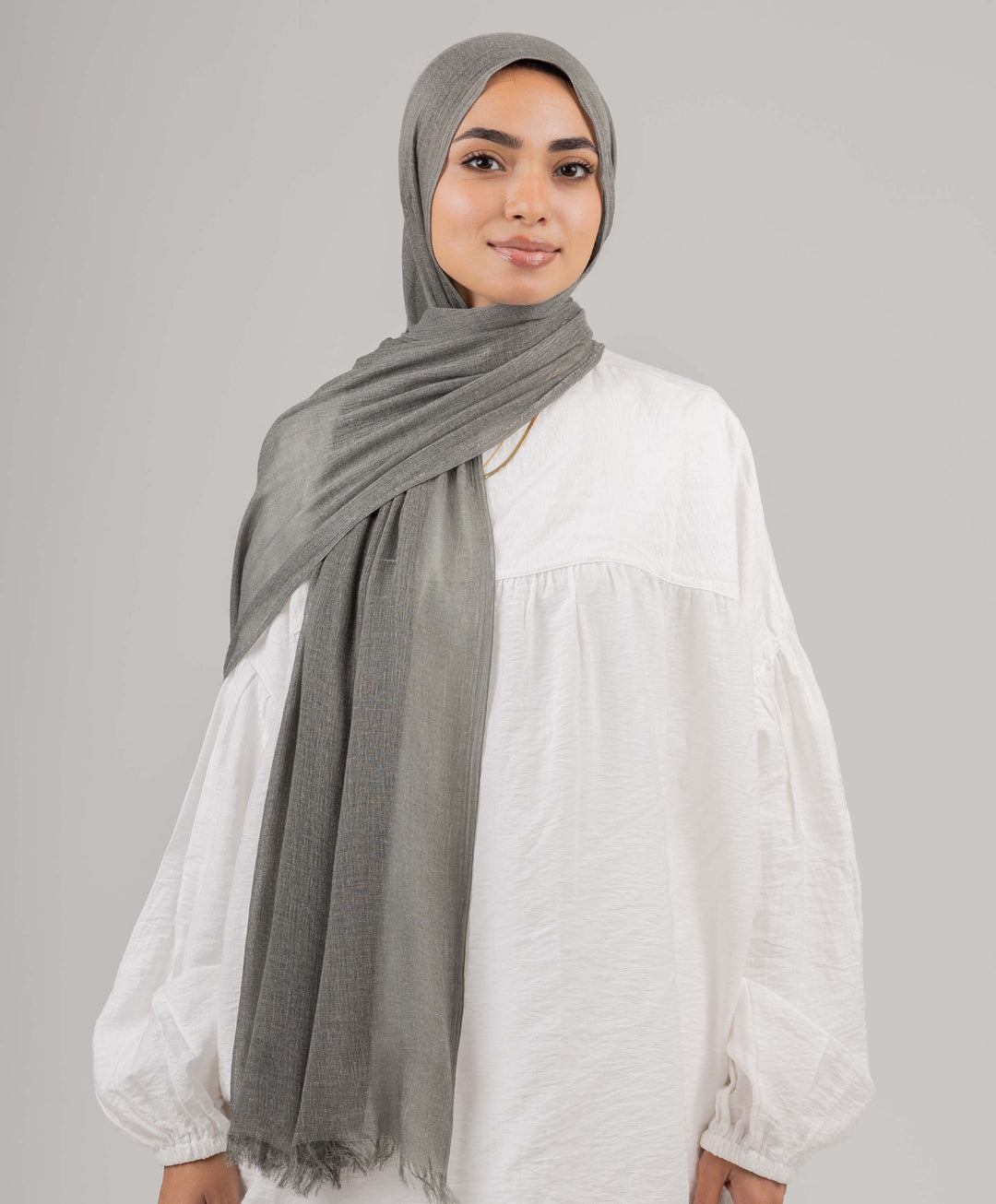 Cozy Marble Linen Scarf