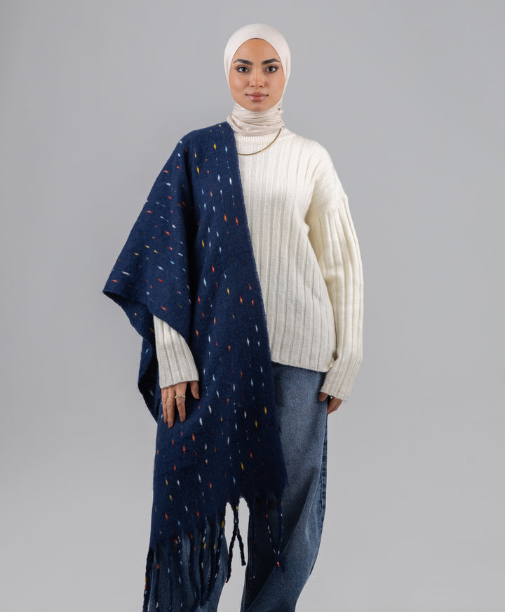Flecks Winter Shawl