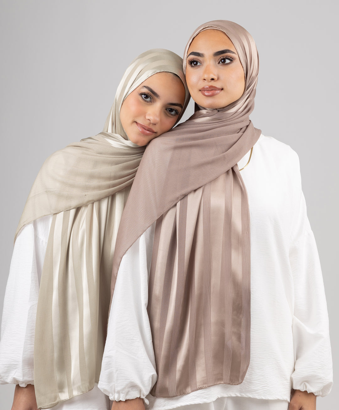 Splendor Satin Chiffon Scarf