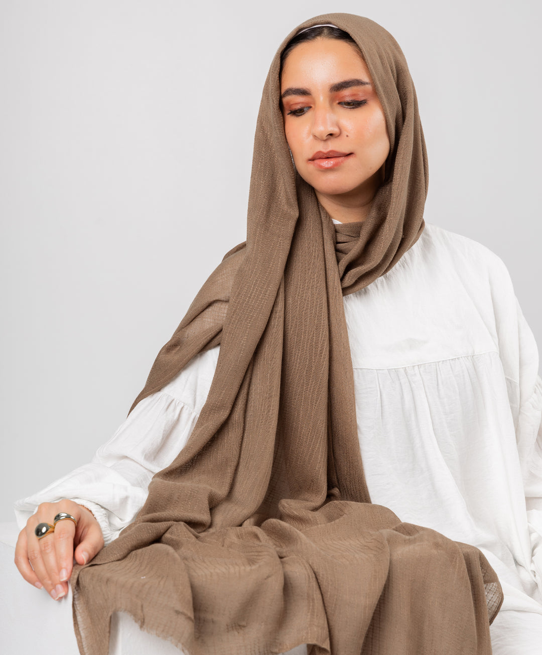 Bubbly Linen Scarf