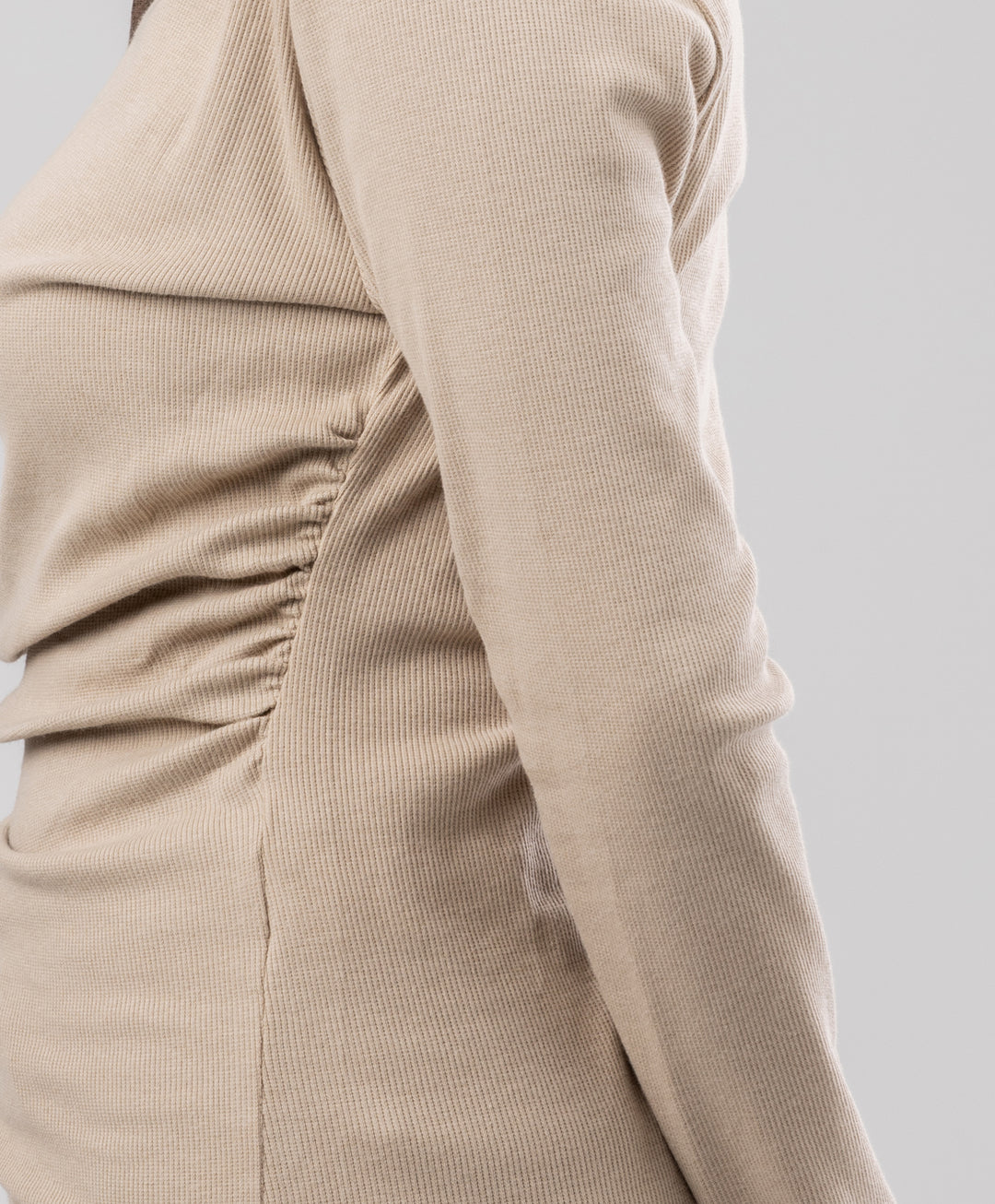 Draped Cotton Shirt