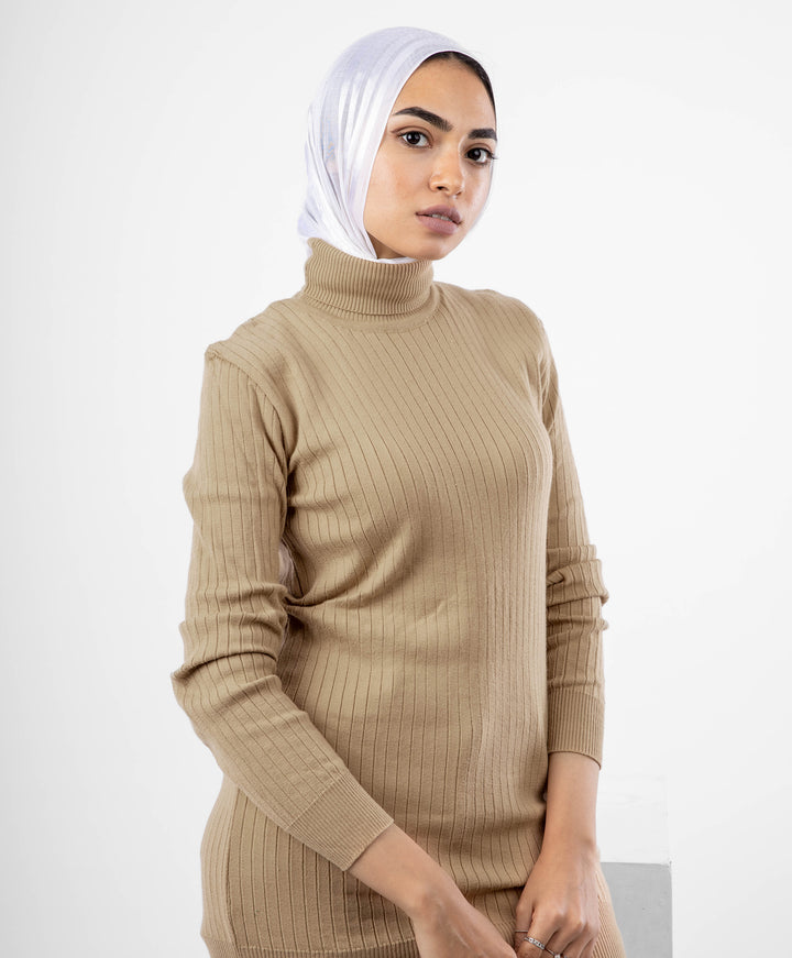 Long Ribbed Pullover