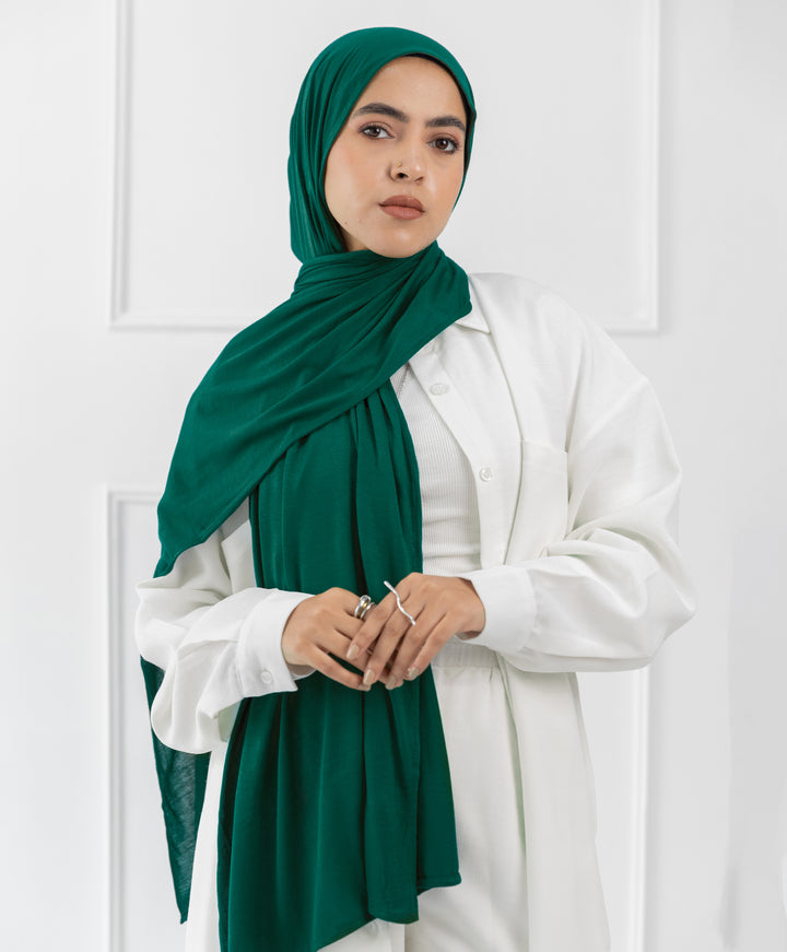 Plain Cotton Lycra Scarf