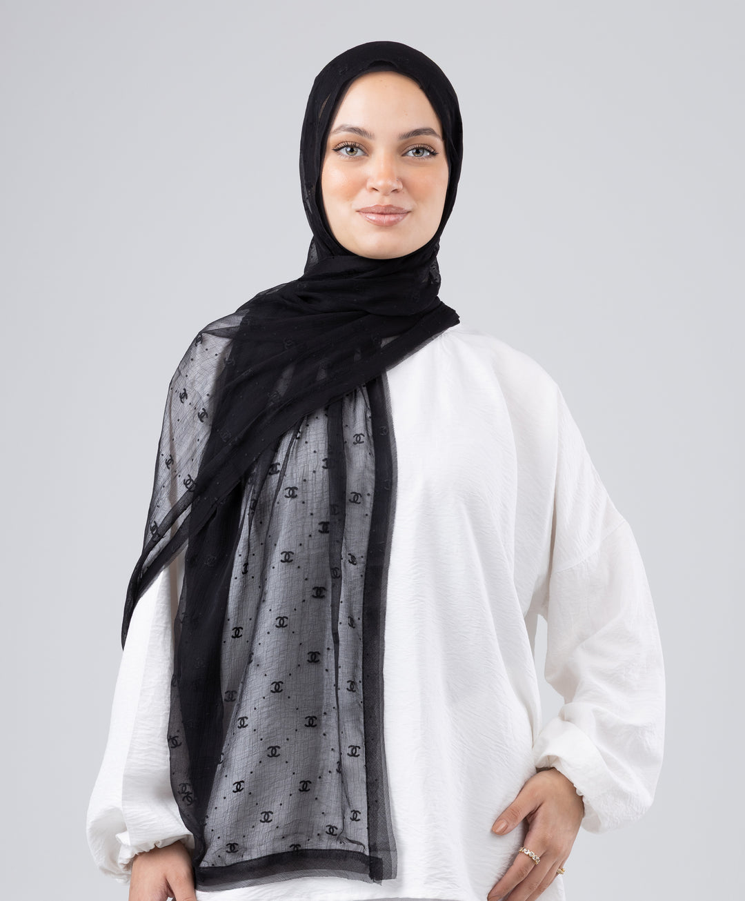Lace Luxury Crinkle Scarf