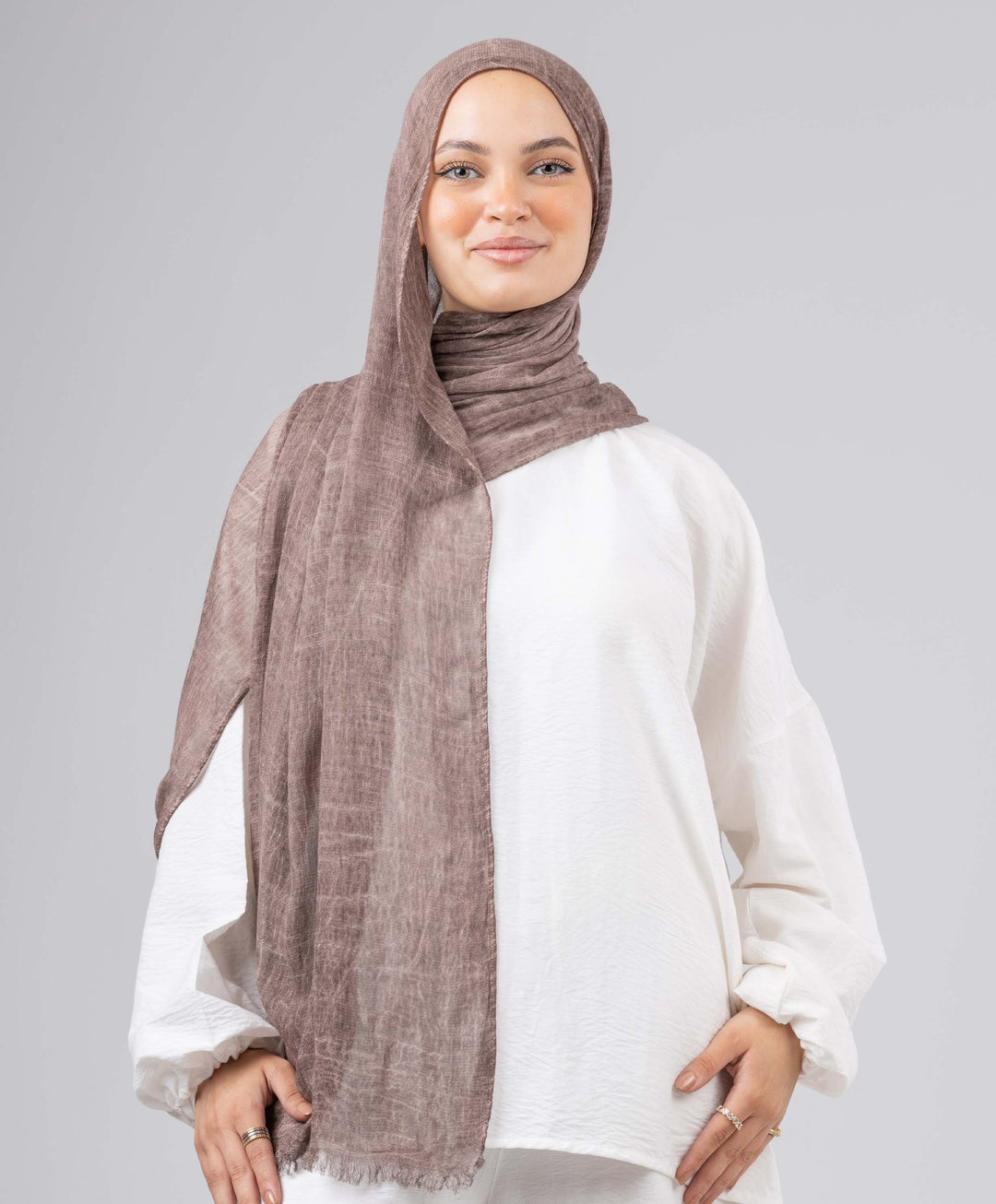 Bamboo Cotton Crushed Scarf