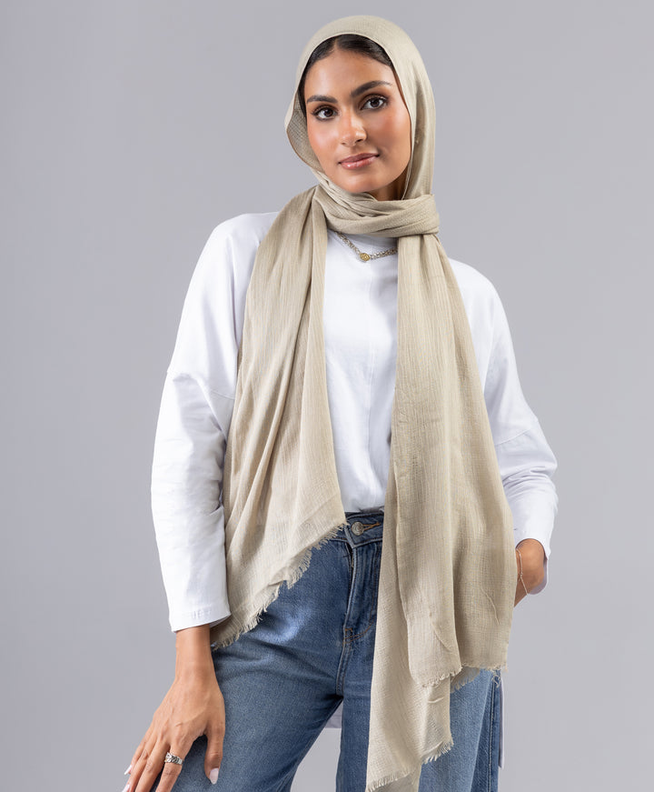 Bubbly Linen Scarf