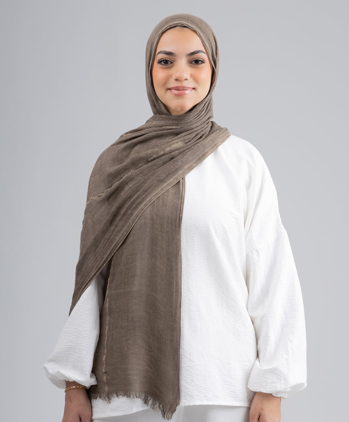 Soft Linen Marble Scarf