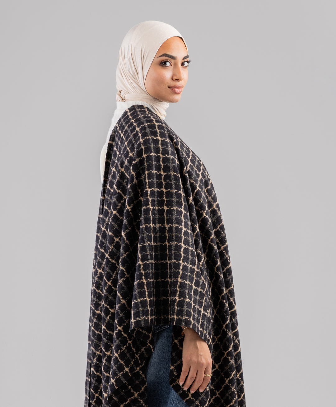 Crosshatch Winter Shawl