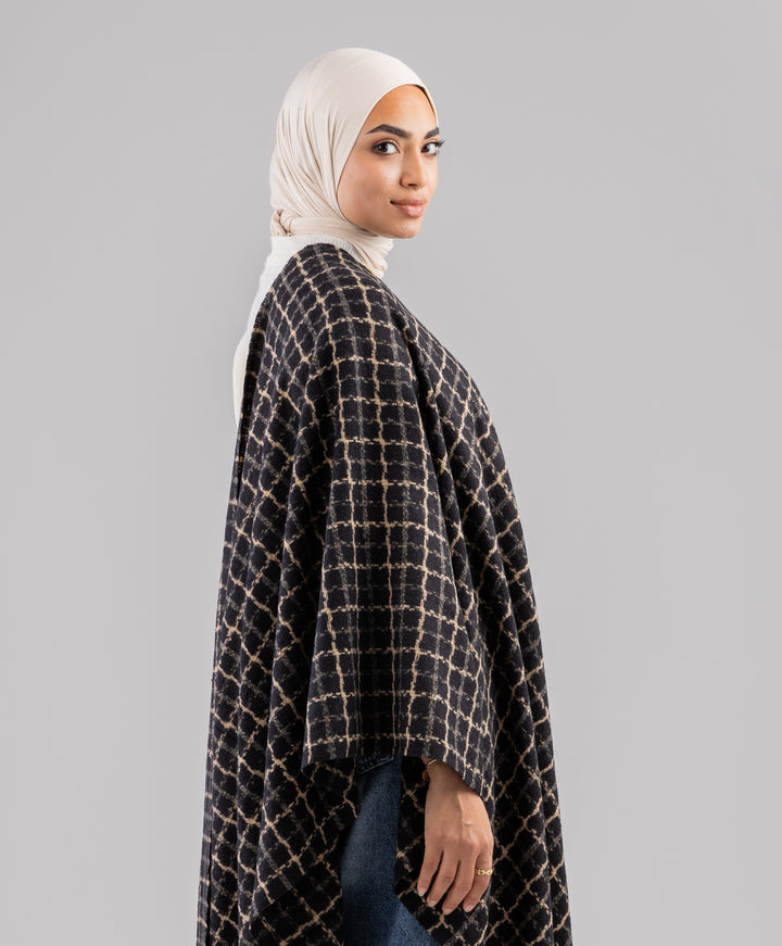 Crosshatch Winter Shawl