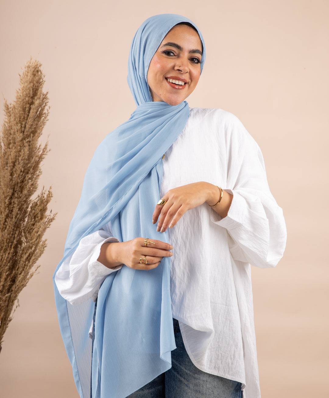Chiffon Crinkle Scarf