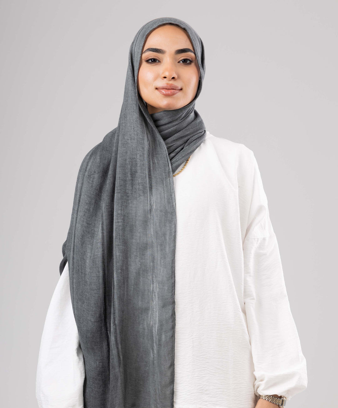 Hazy Linen Marble Scarf