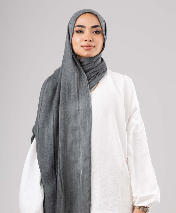 Hazy Linen Marble Scarf