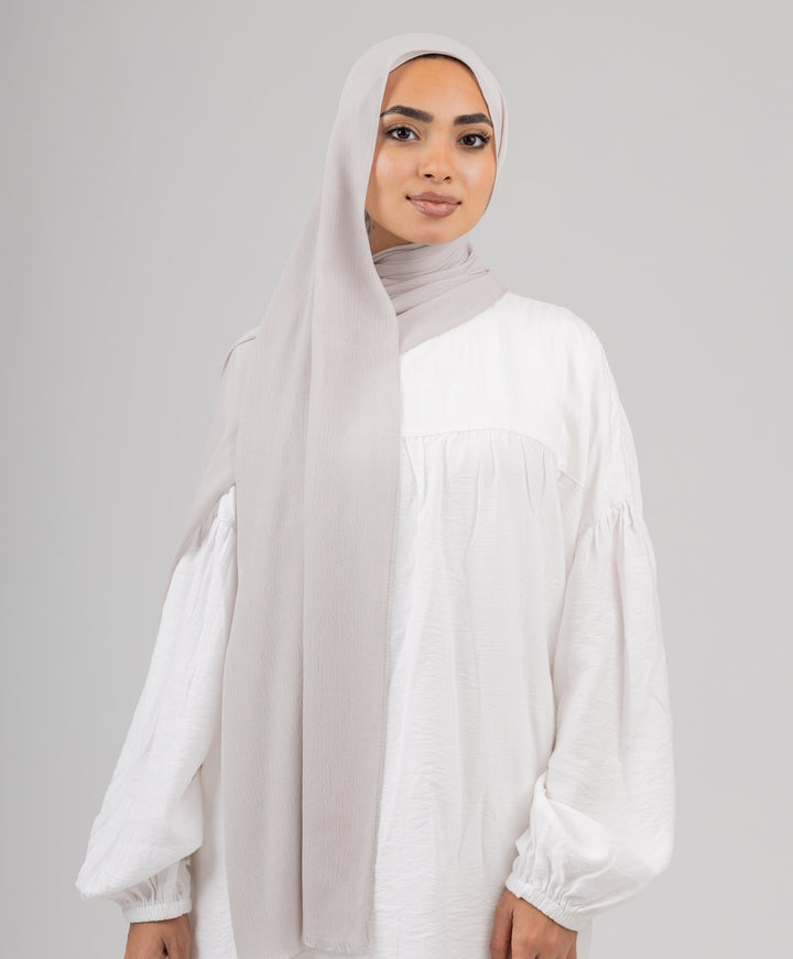 Elegant Cotton Crinkle Scarf