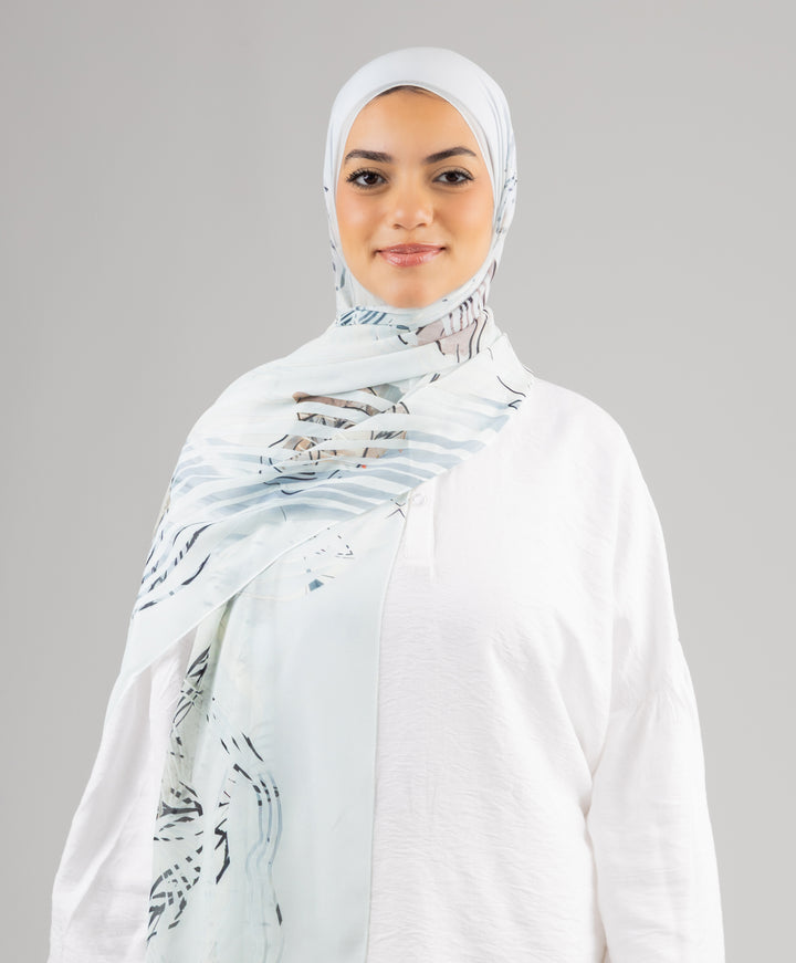 Skyline Chiffon Scarf