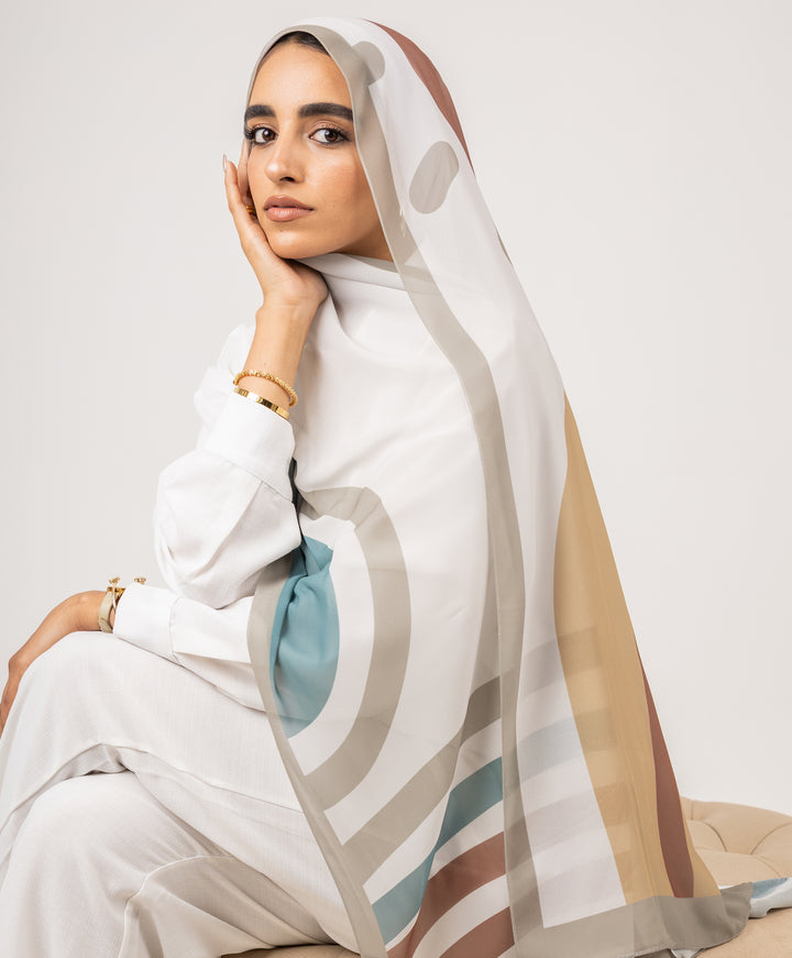 Wave Stripe Scarf