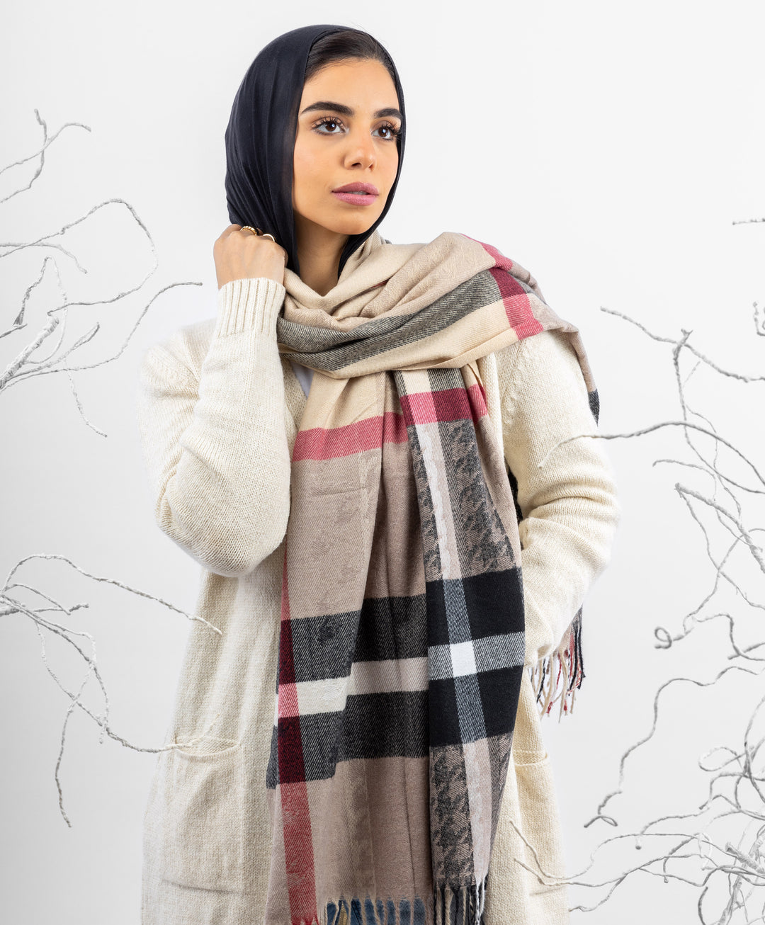 Burberry Check Shawl