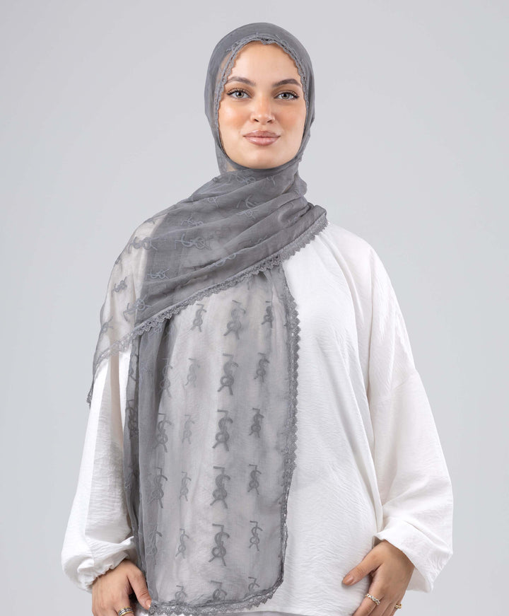 Lace Luxe Crinkle Scarf