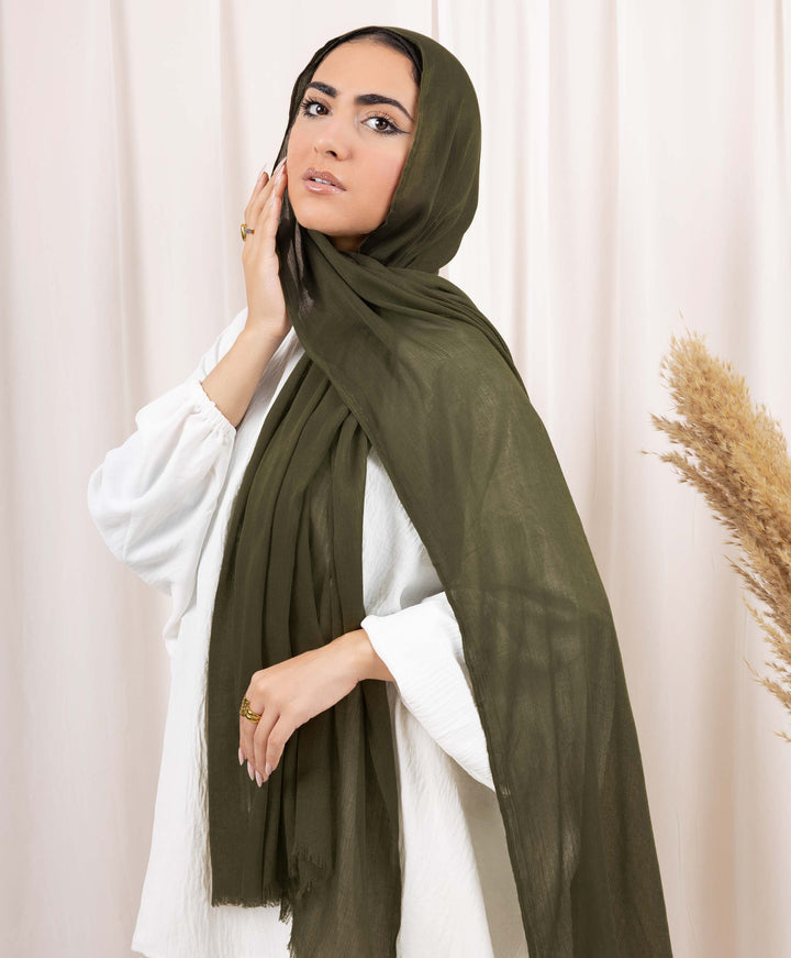 Cotton Crinkle Scarf