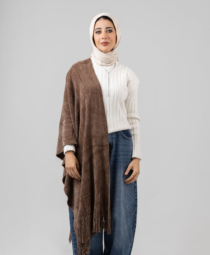 Knitted Winter Shawl