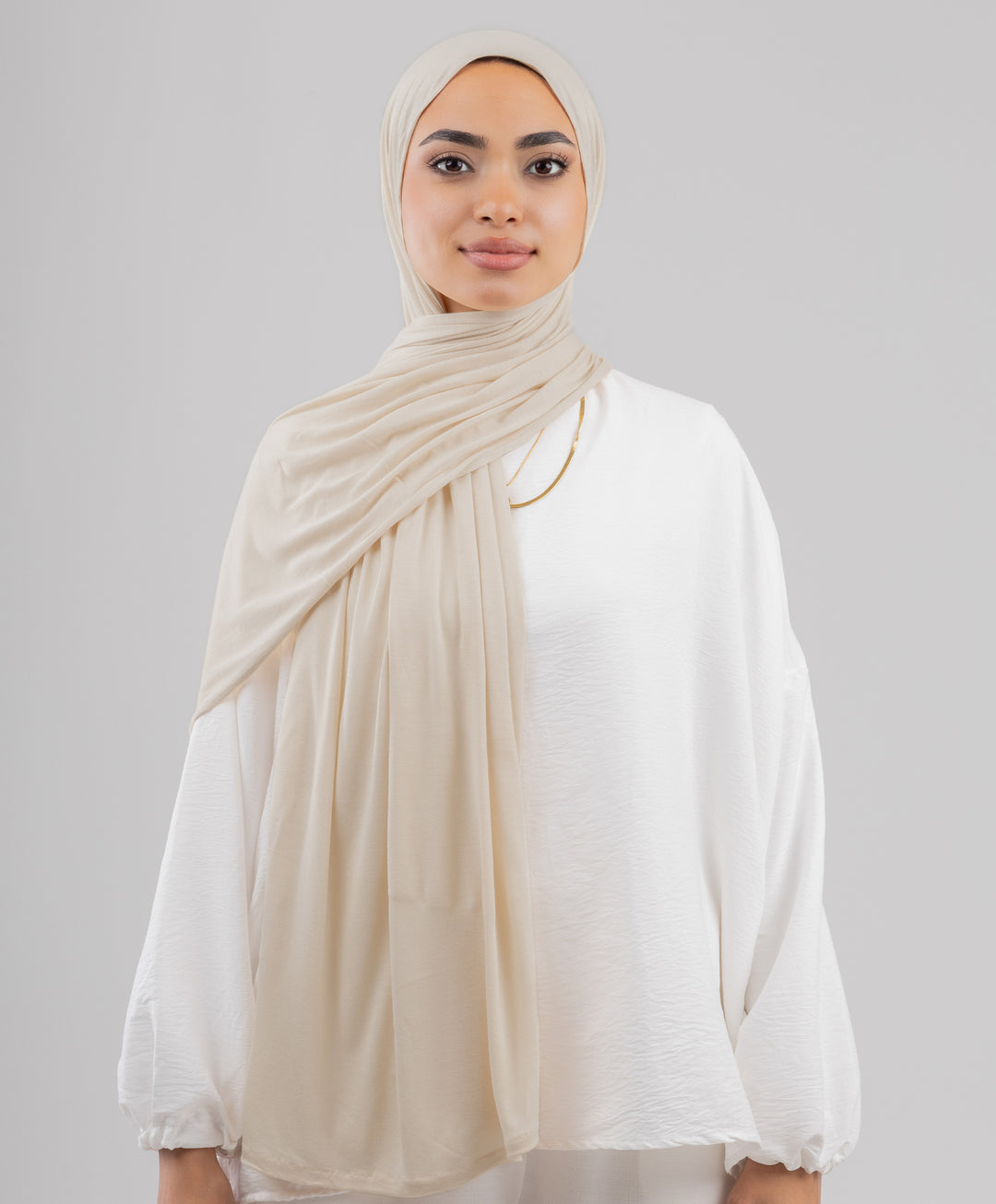 Plain Cotton Lycra Scarf