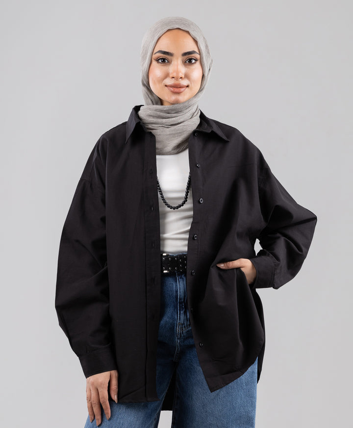 Oversized Poplin Shirt