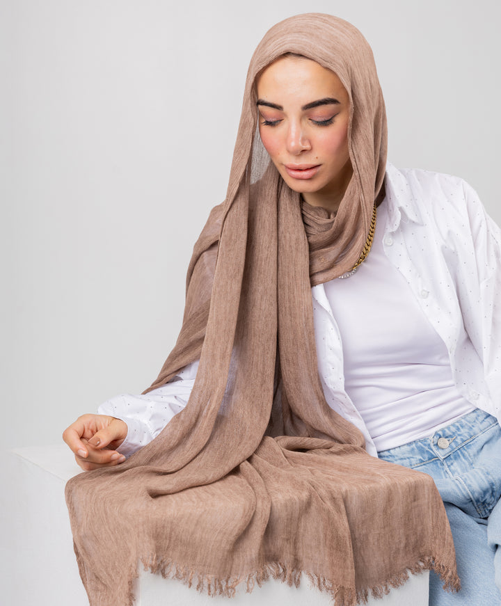 Marble Linen Scarf