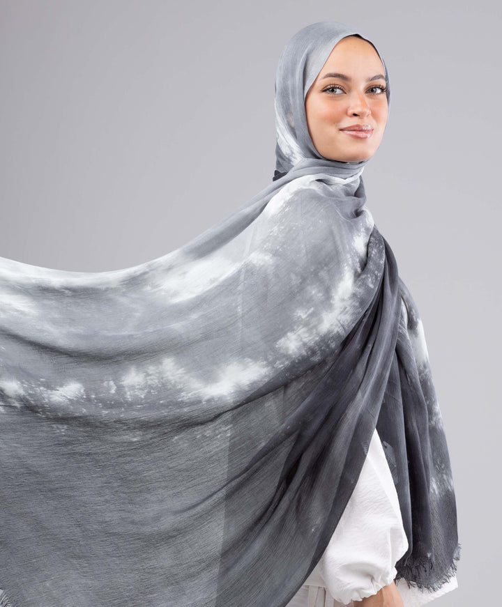 Soft Tie Dye Cotton Scarf