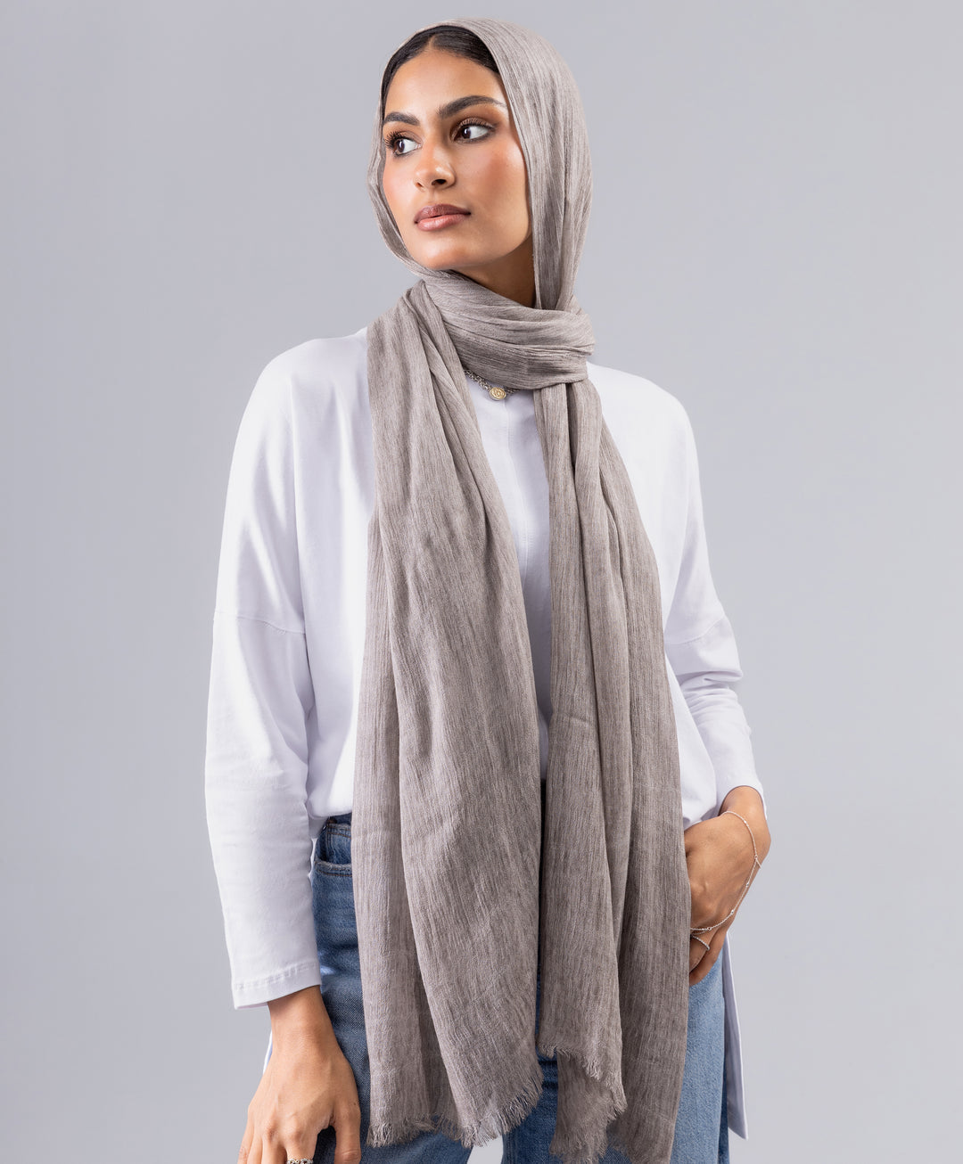 Marble Linen Scarf