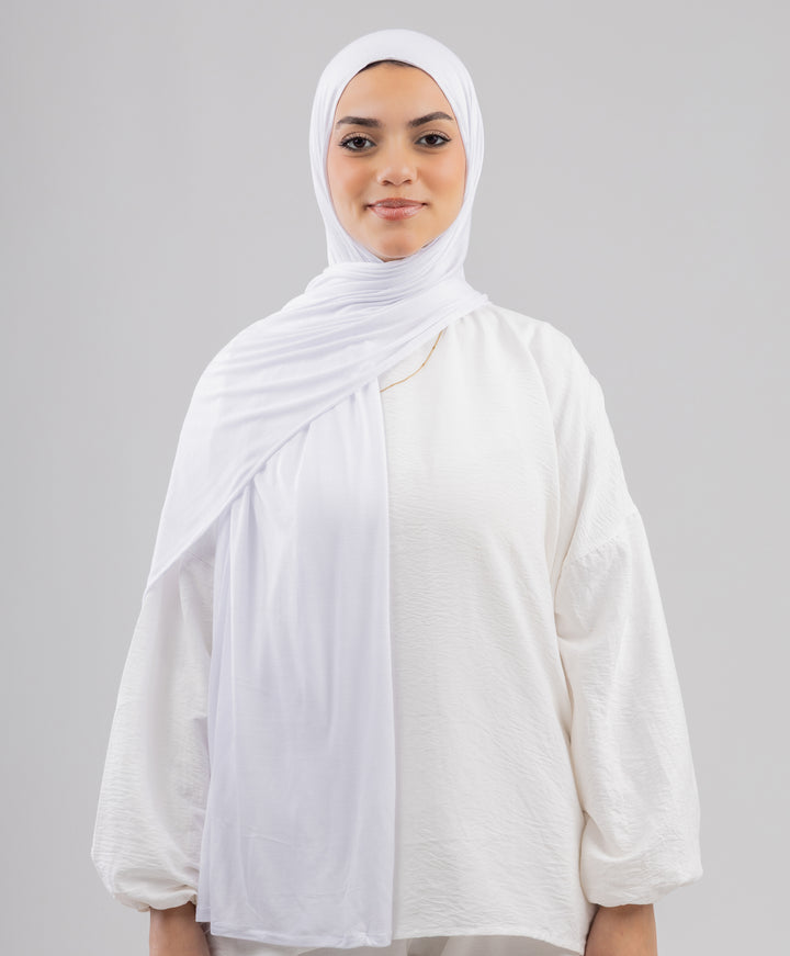 Plain Cotton Lycra Scarf