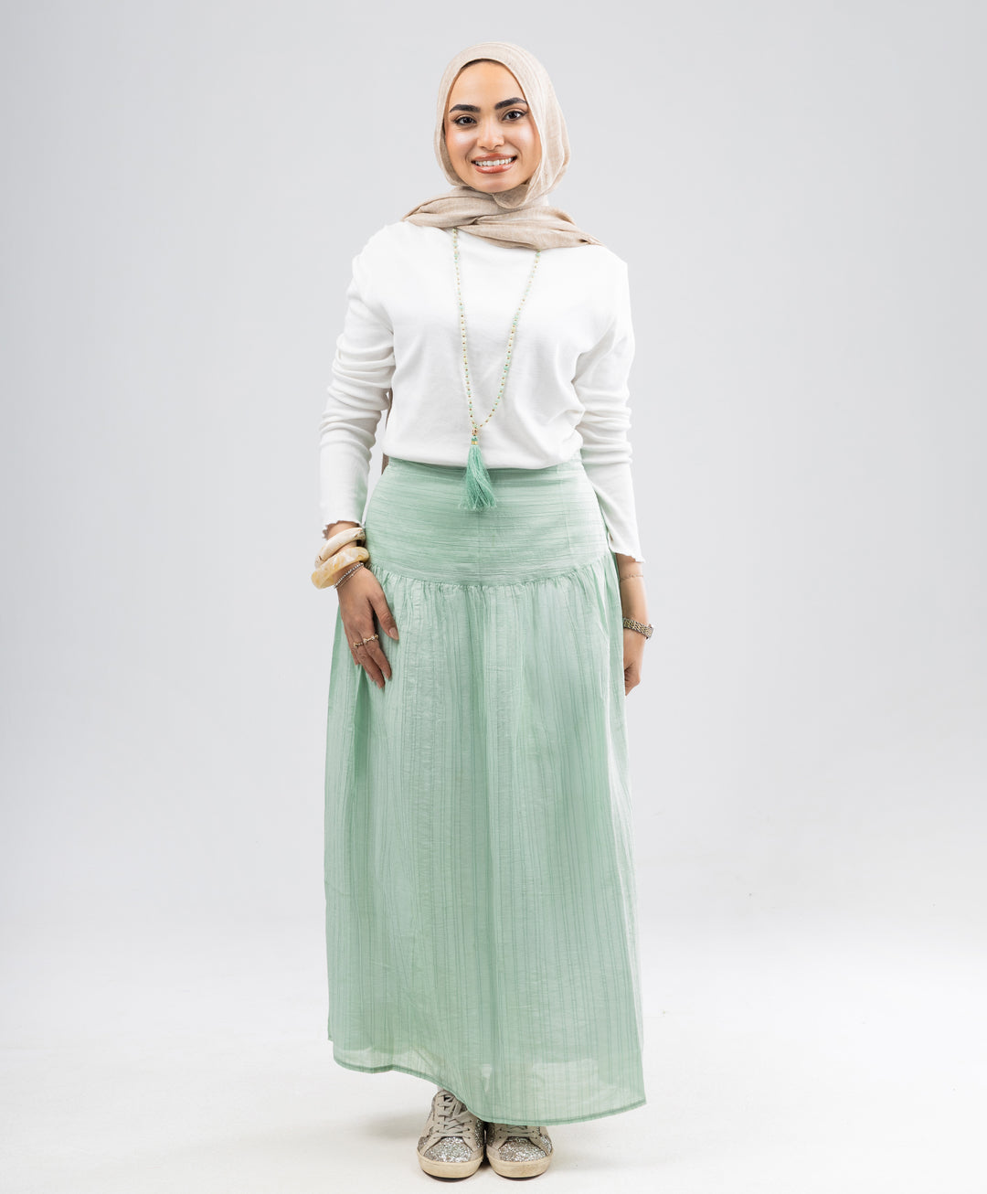 Boho Linen Skirt