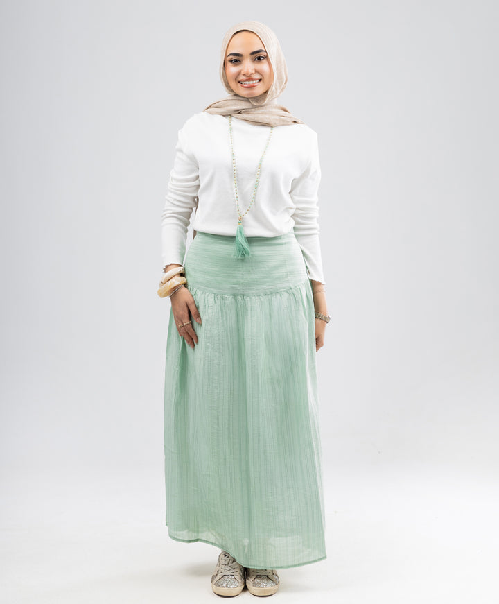Boho Linen Skirt