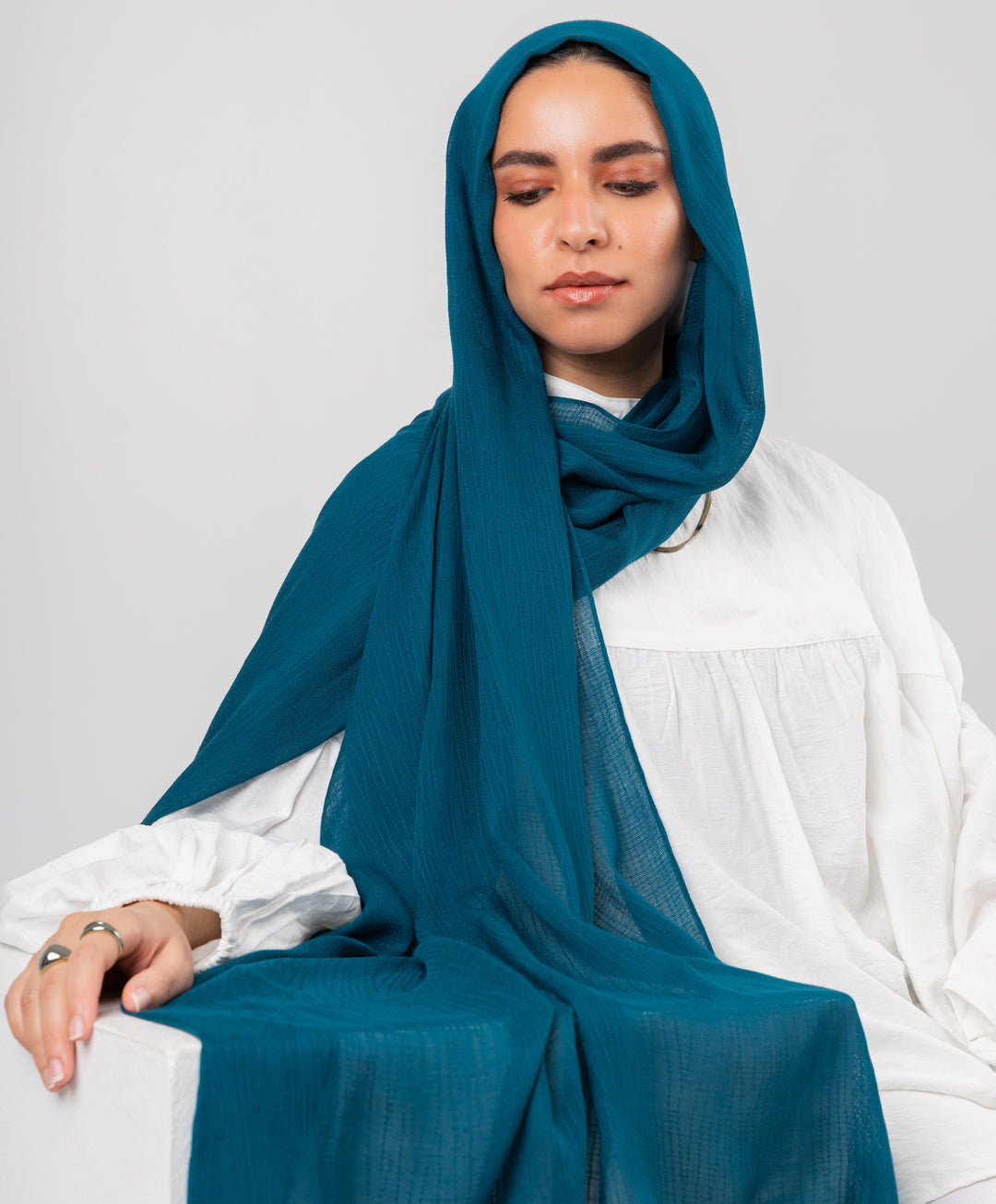 Bubbly Linen Scarf