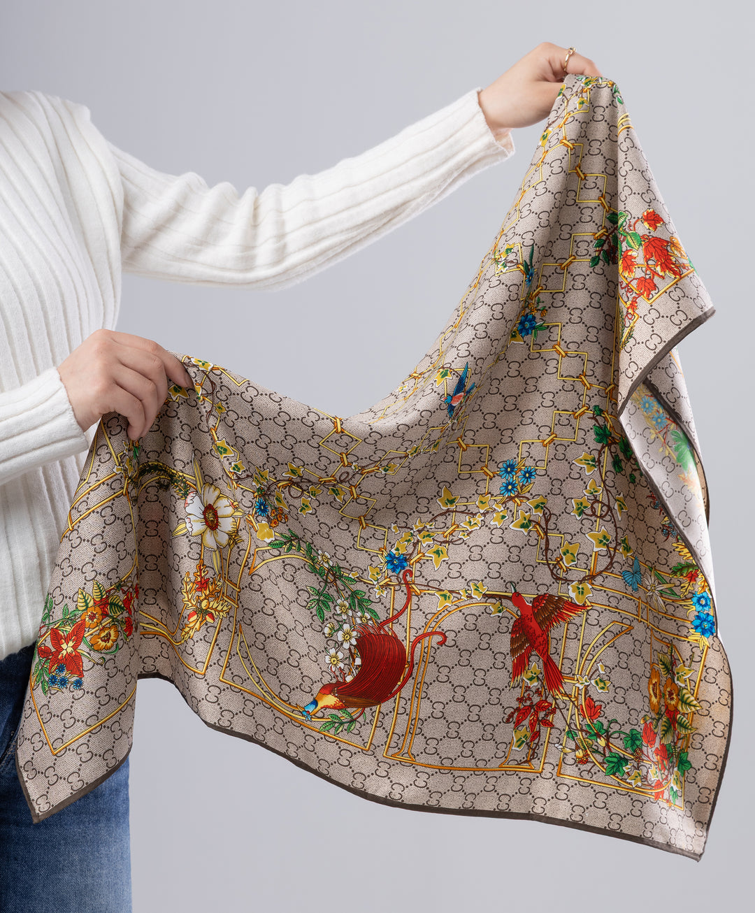 Luxury Silk Square Scarf