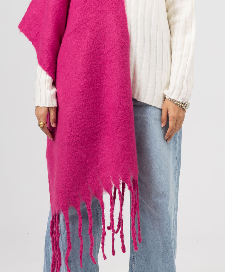Essential Shawl-Hot Pink