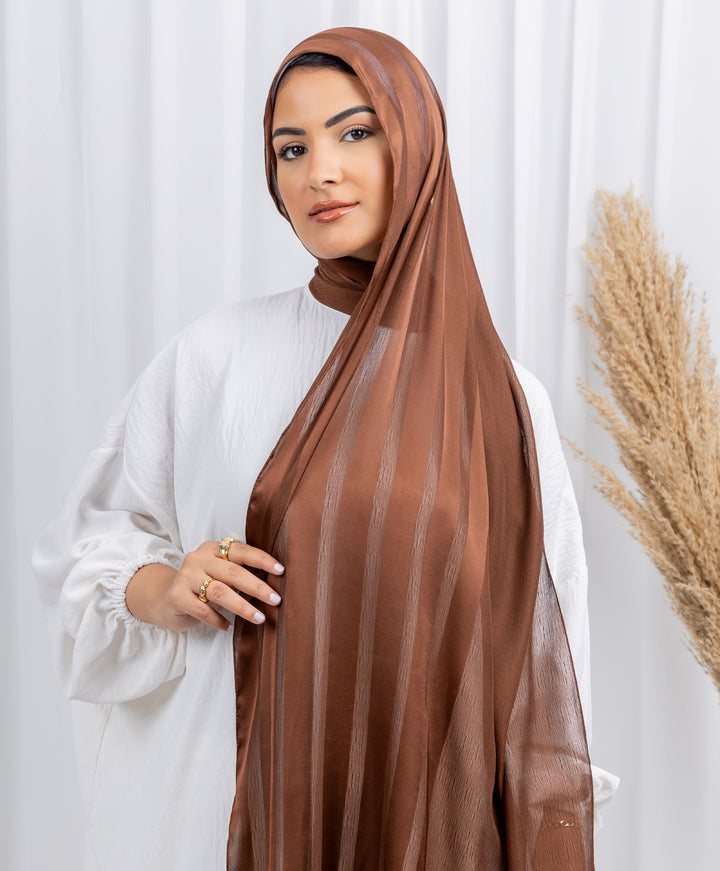 Splendor Satin Chiffon Scarf