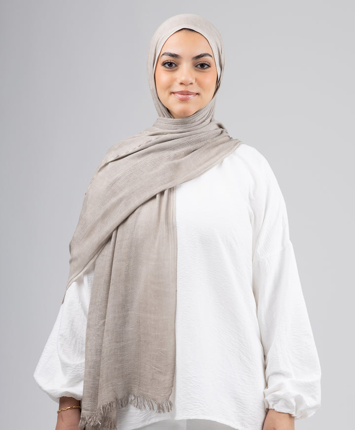 Soft Linen Marble Scarf