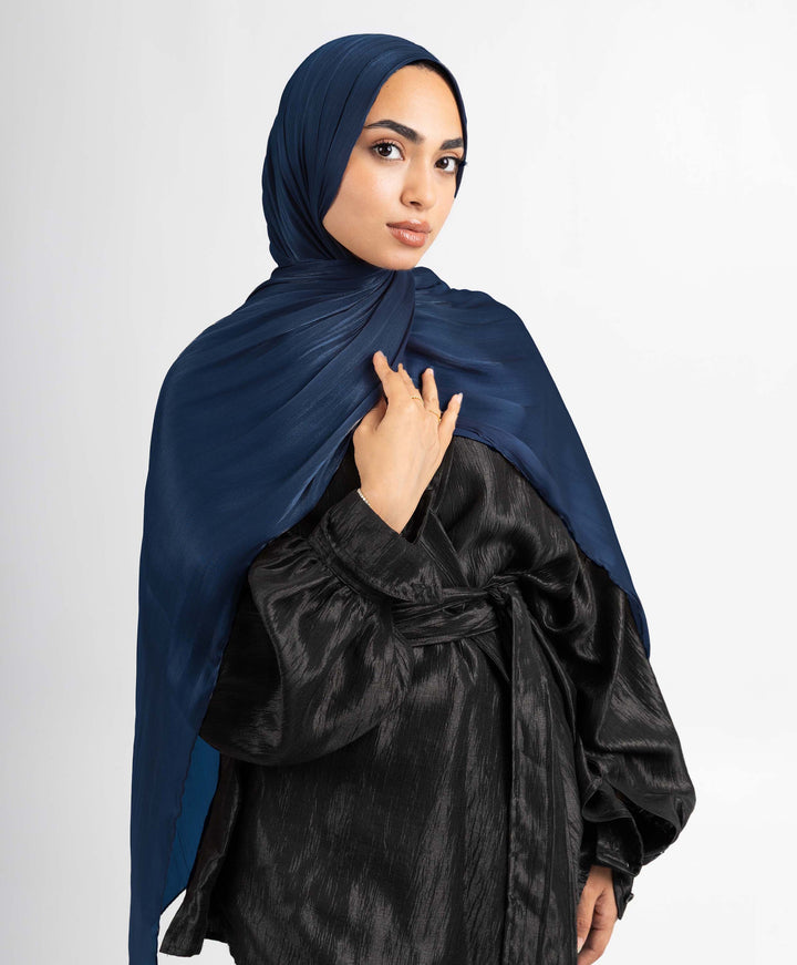 Organza Crinkle Satin Scarf