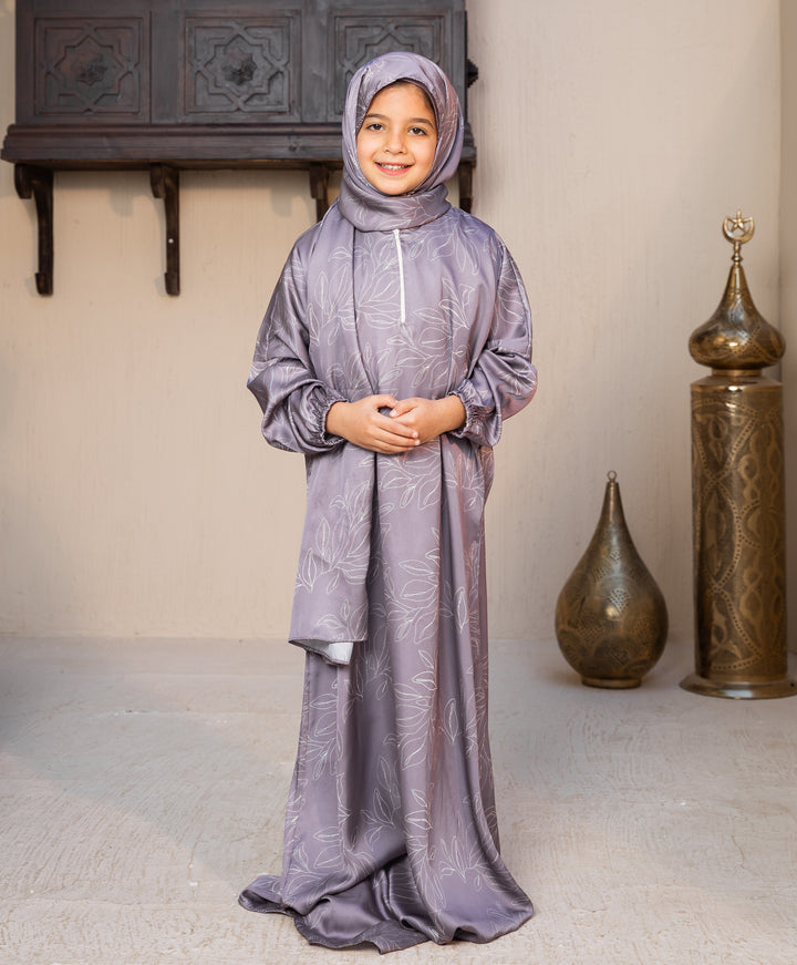 Floral Satin Kids Isdal